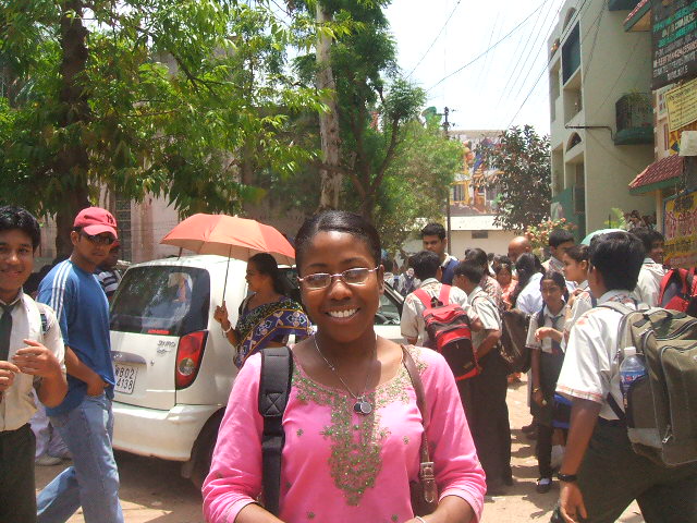 Picture of Pamela in India